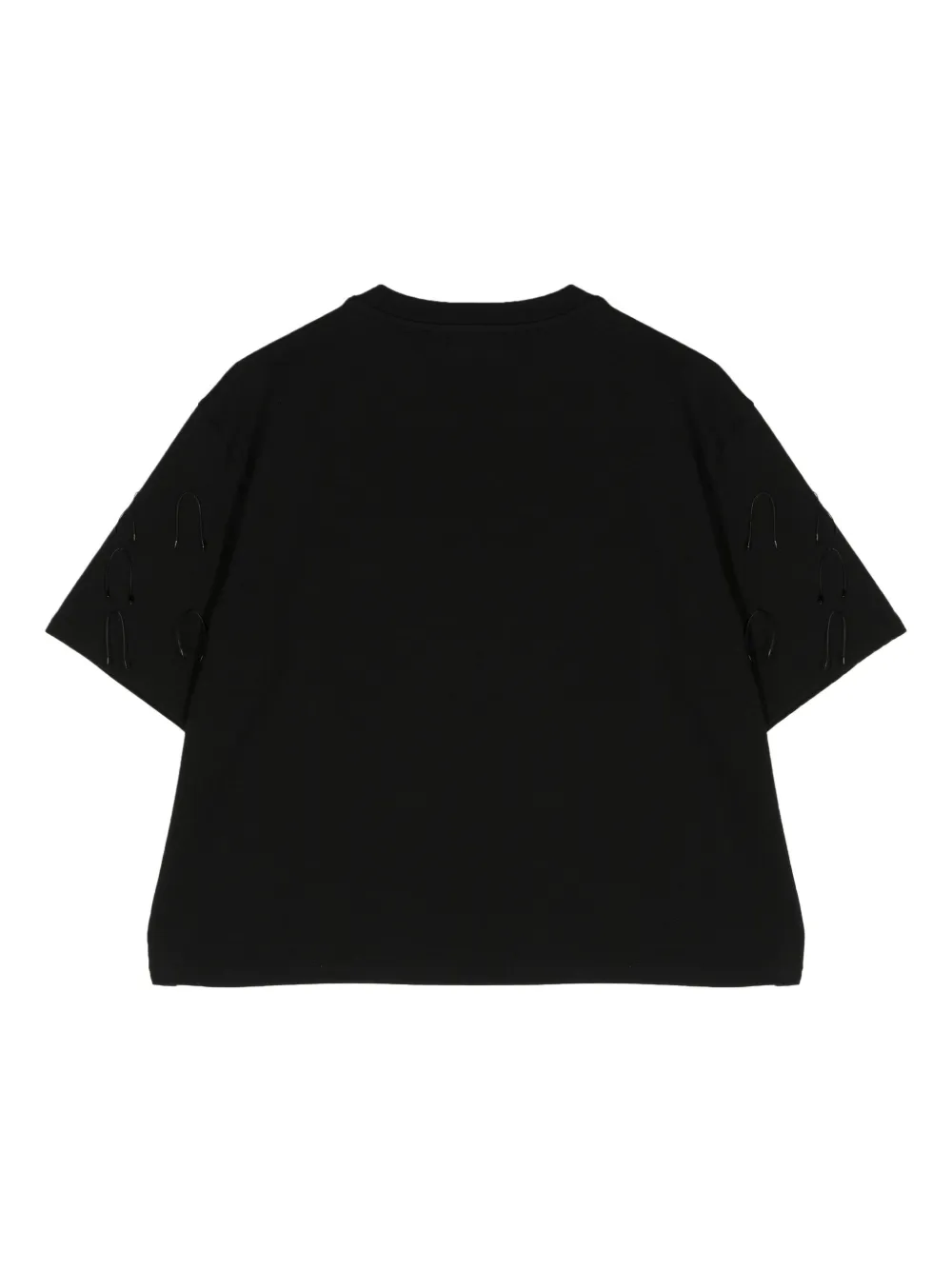 Shop Simkhai Amaru Appliqué-detailing T-shirt In Black