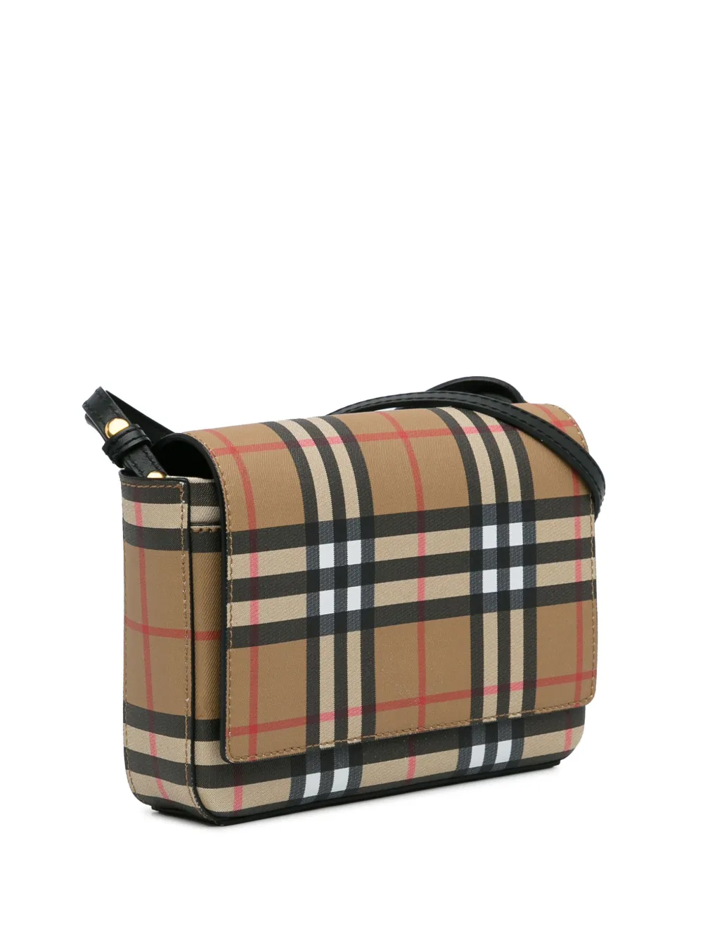 Burberry Pre-Owned 2000-2017 Pre-Owned Burberry House Check Crossbody Bag - Bruin