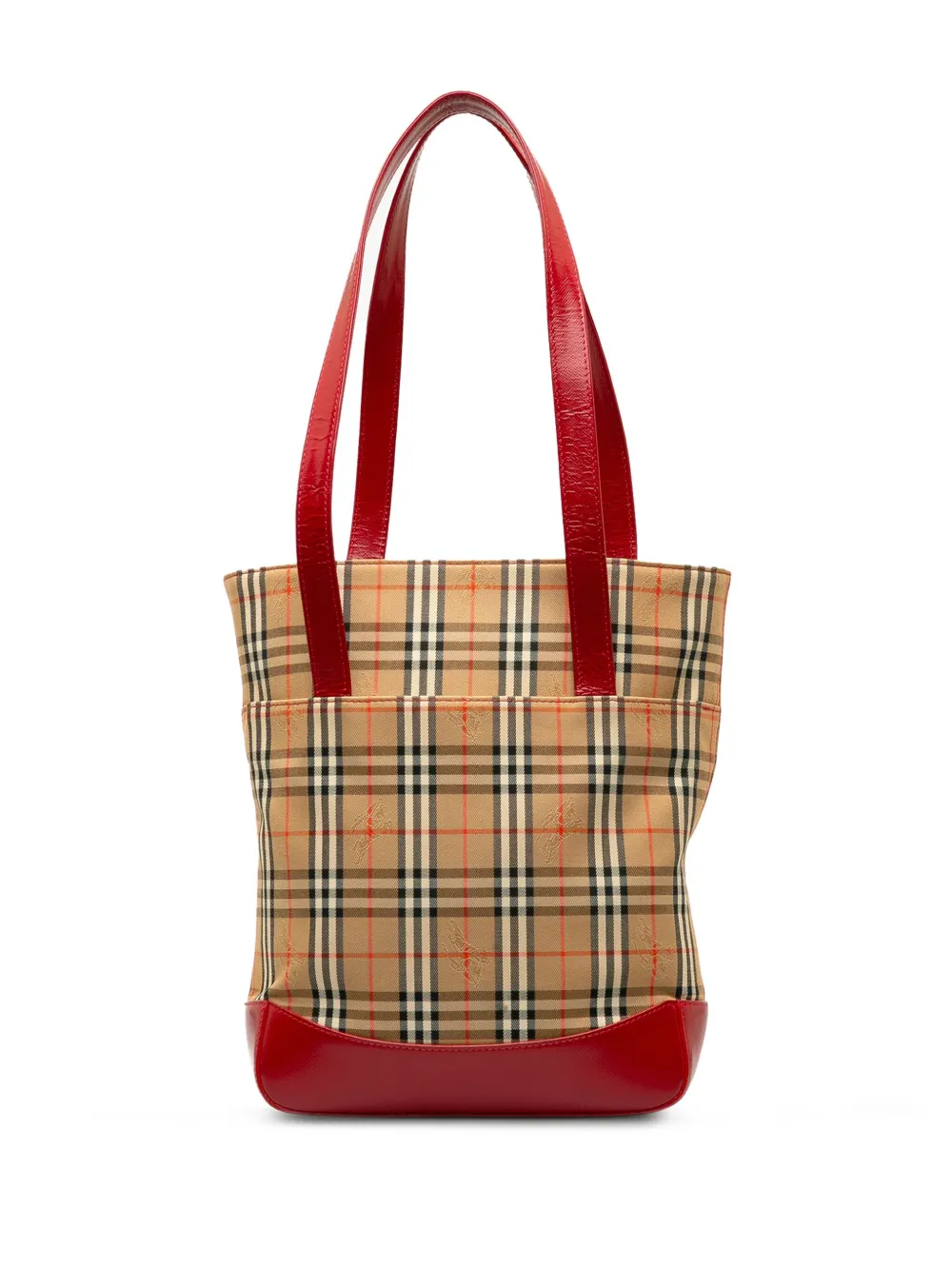 Burberry Pre-Owned 2000-2017 Haymarket Check tote bag - Bruin