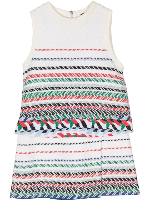 CHANEL embroidered sleeveless dress Women