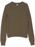 Hermès Pre-Owned intarsia-knit wool jumper - Brown