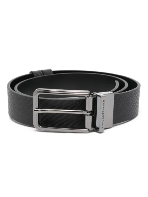Karl Lagerfeld reversible leather belt