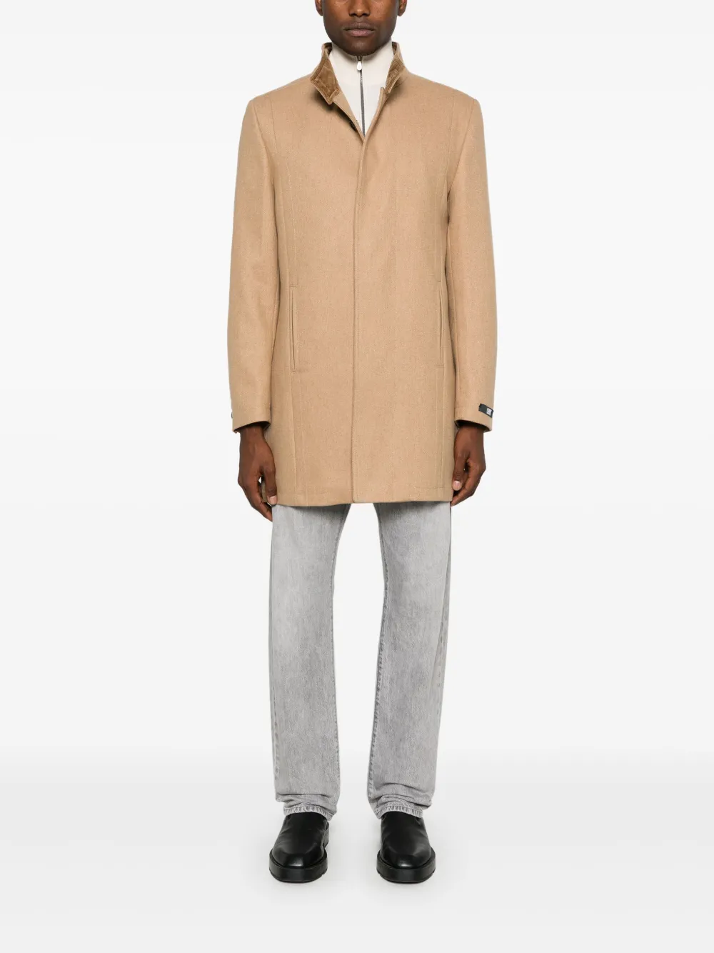Image 2 of Karl Lagerfeld single-breasted coat
