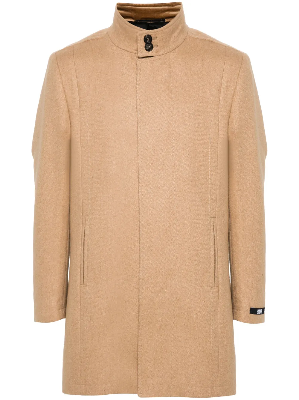 Image 1 of Karl Lagerfeld single-breasted coat