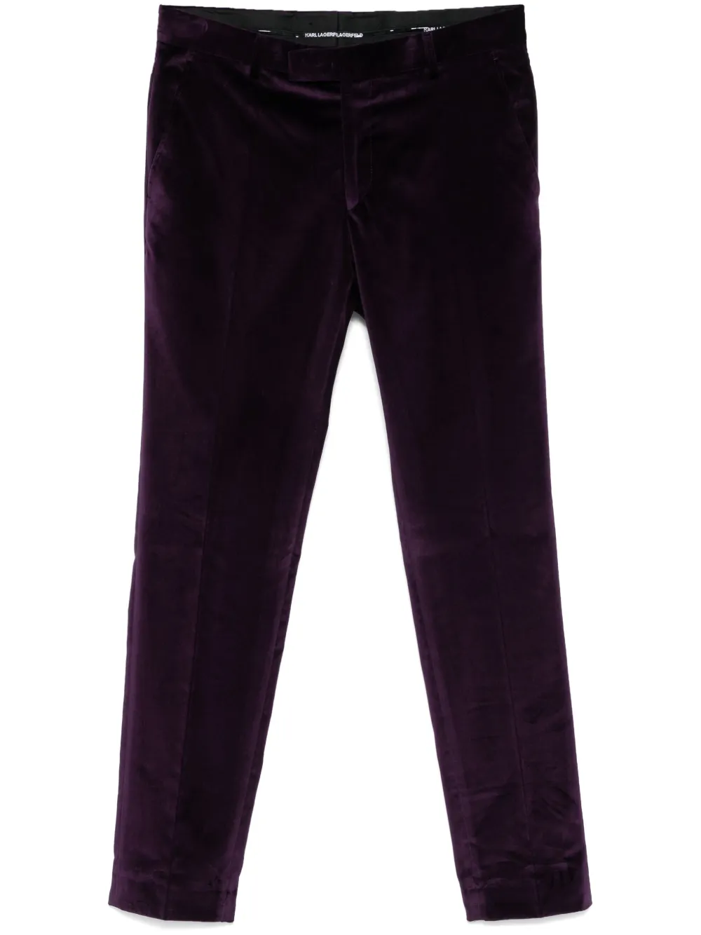 Karl Lagerfeld velvet trousers | Purple | Image 1