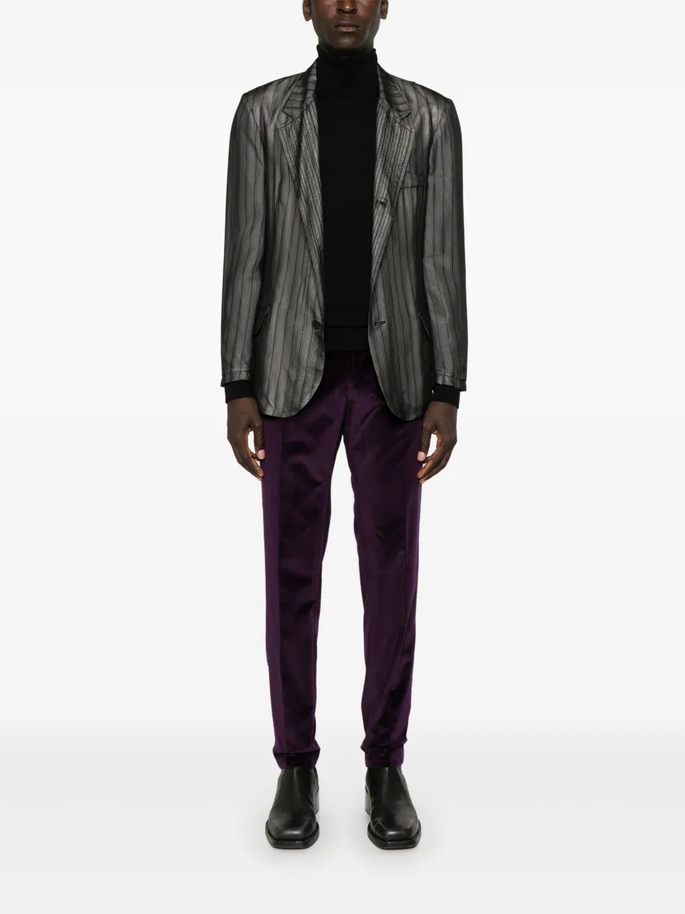 karllagerfeld Karl Lagerfeld Fluwelen broek - Paars