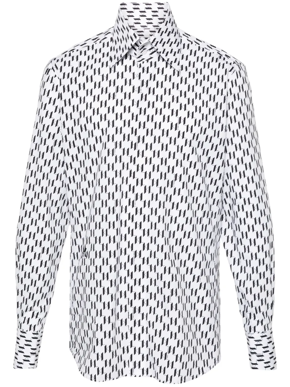 Karl Lagerfeld camisa con monograma estampado | blanco | Image 1