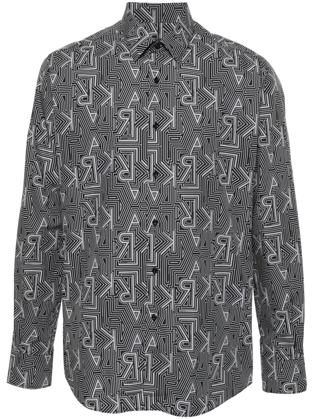 Karl Lagerfeld camisa con logo estampado | negro | Image 1