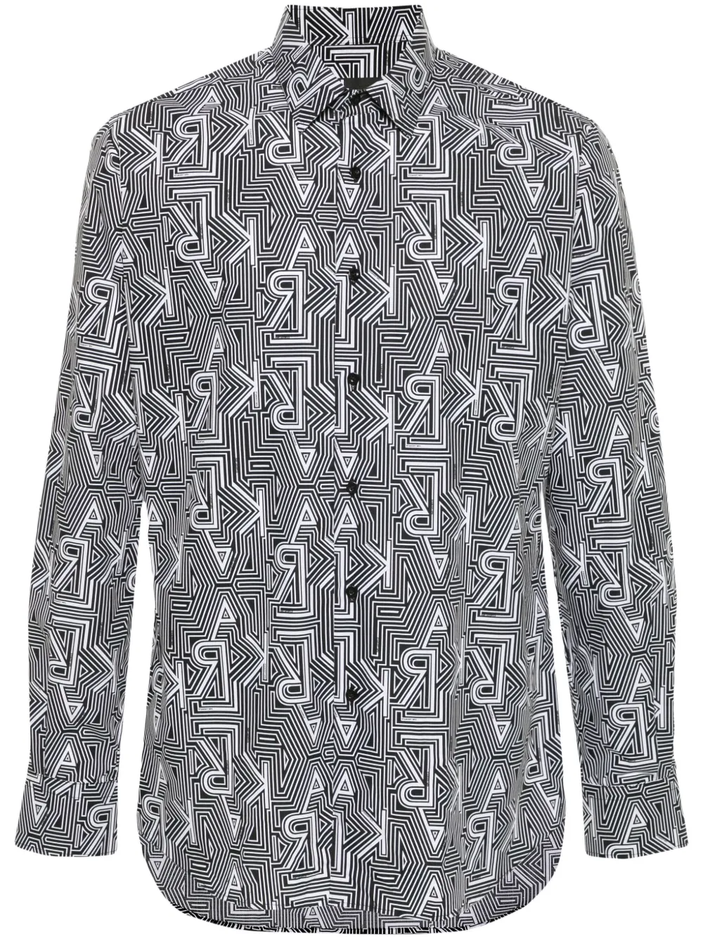 Karl Lagerfeld camisa con logo estampado | negro | Image 1