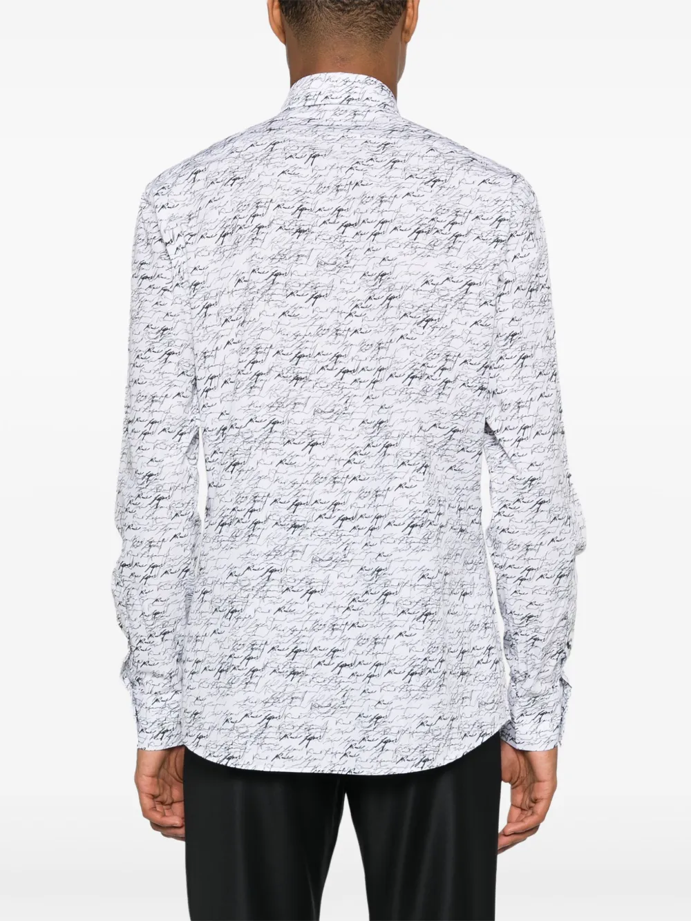 Karl Lagerfeld Overhemd met logoprint Wit