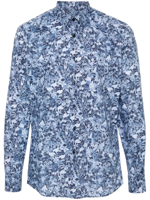 Karl Lagerfeld floral-print shirt