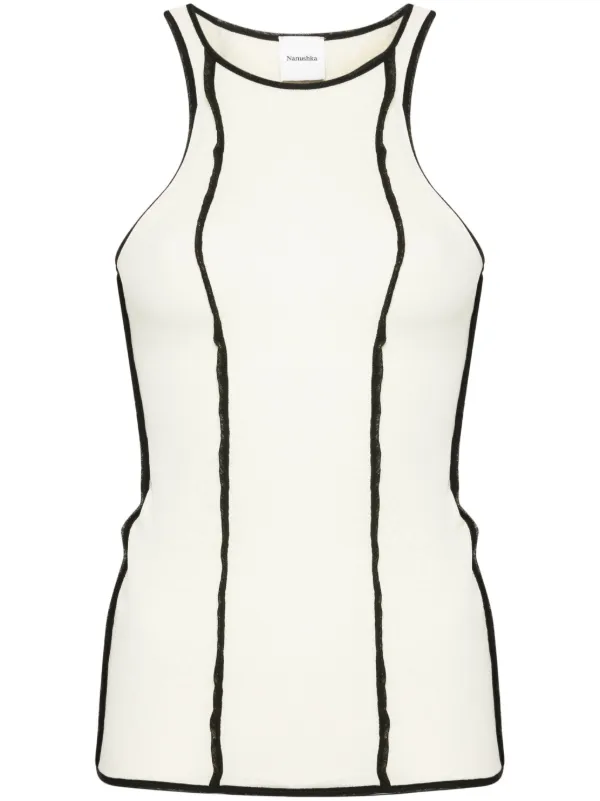 Nanushka Enna Tank Top | Neutrals | FARFETCH