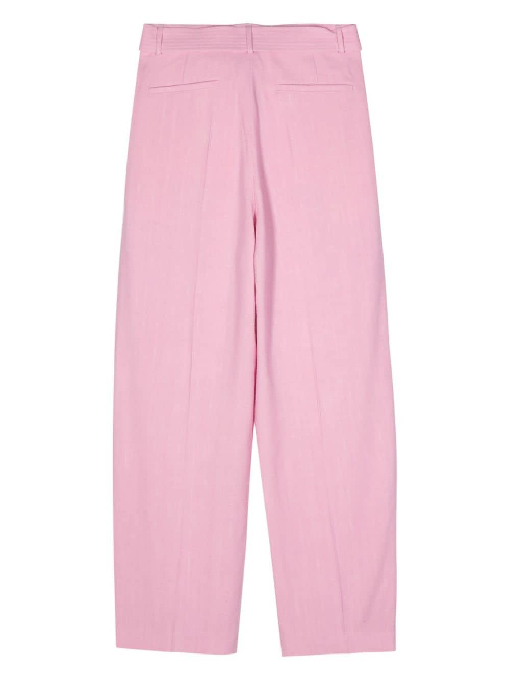 Nanushka Bento tweed broek Roze