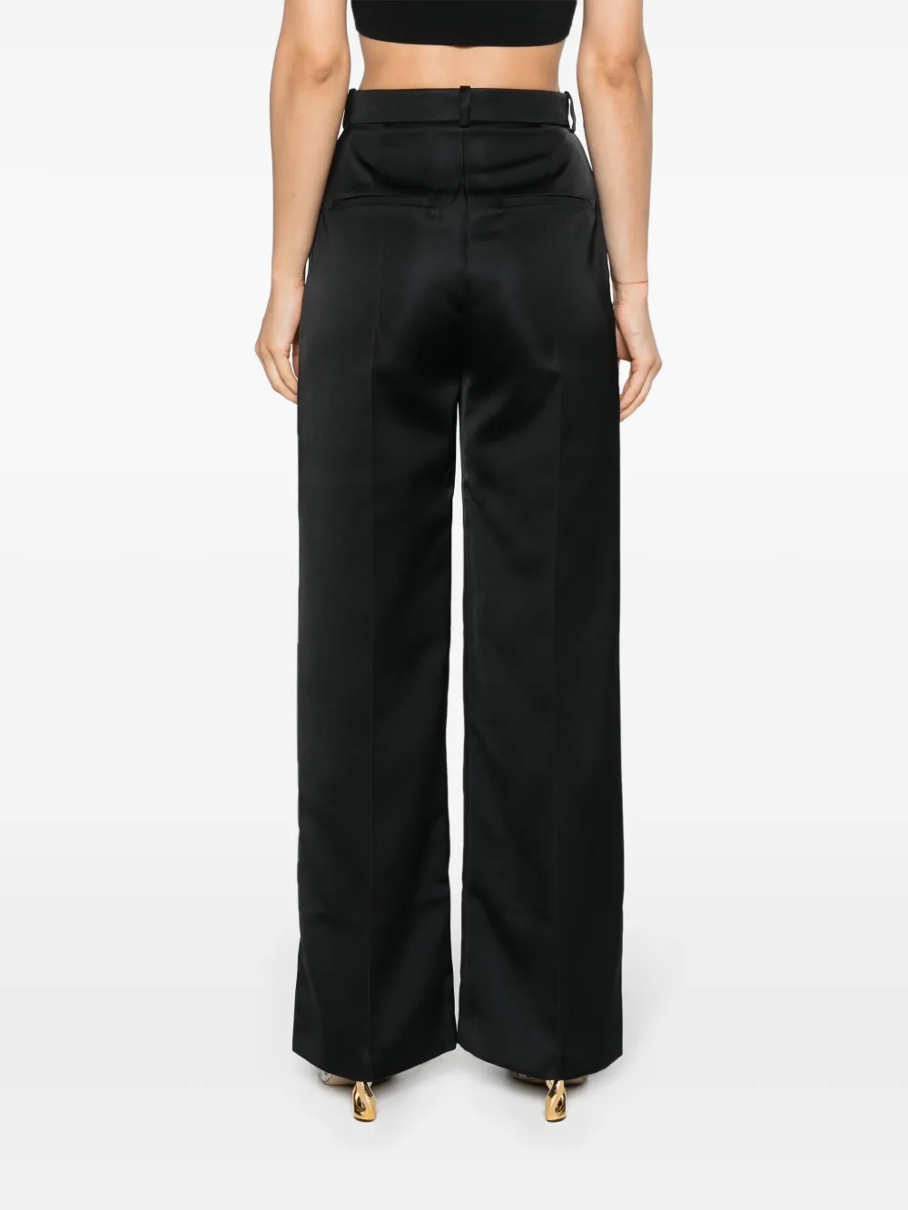 Nanushka Lanai pantalon Zwart