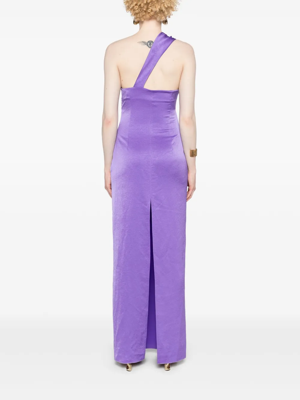Cheap Nanushka Maseco twist-detail satin maxi dress Women
