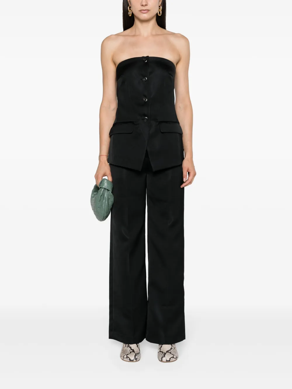 Nanushka Alessa tailored vest - Zwart