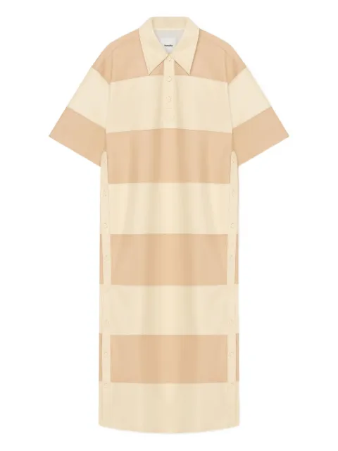 Nanushka stripped-pattern midi dress
