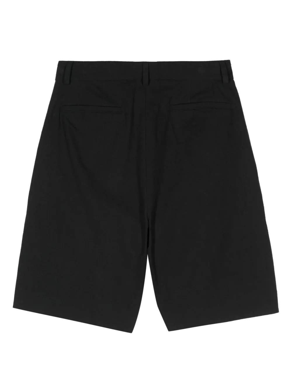 Shop Nanushka Carsten Pleated Shorts In Black