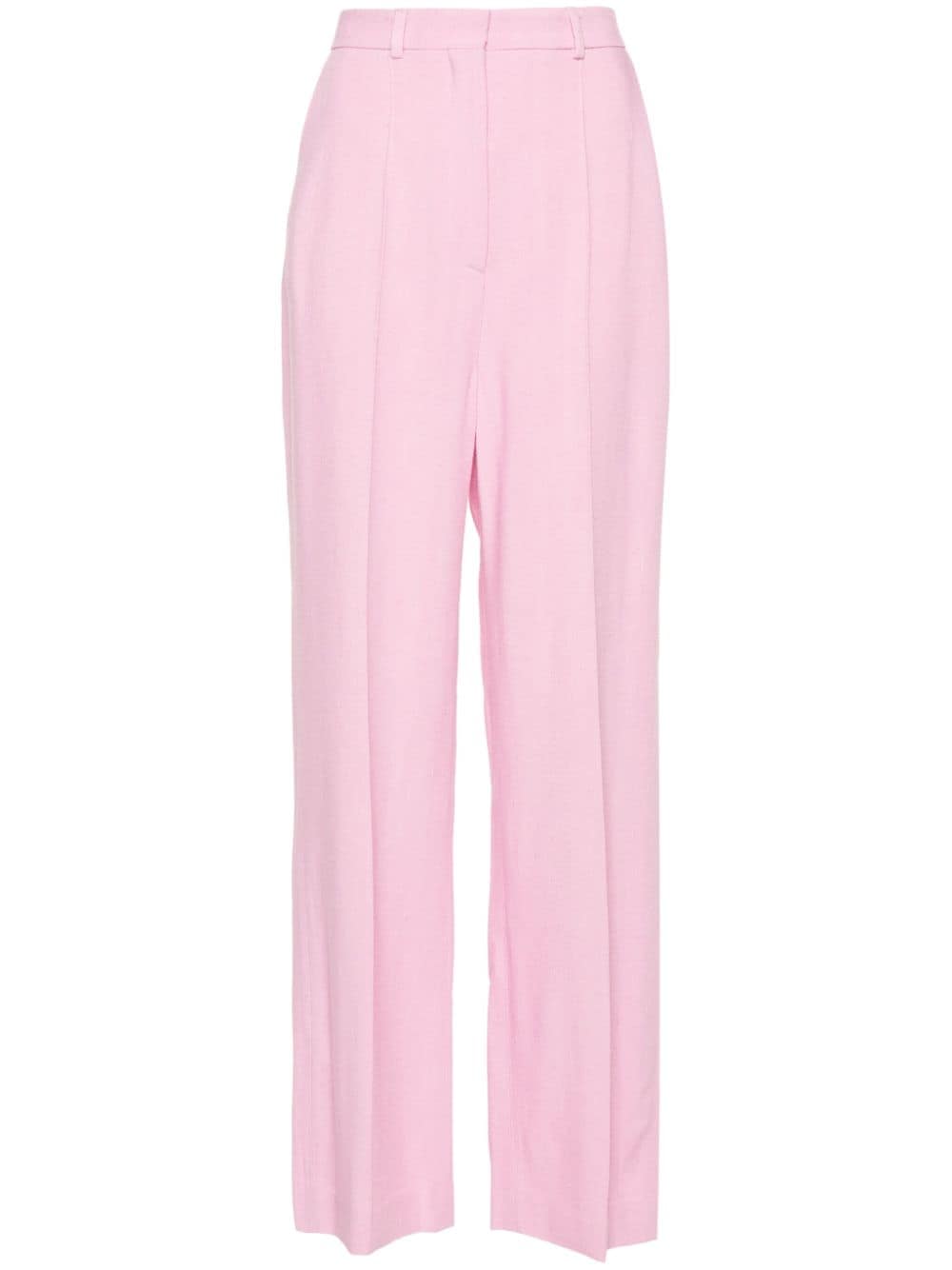 Nanushka Zoelle High-rise Wide-leg Trousers In Pink