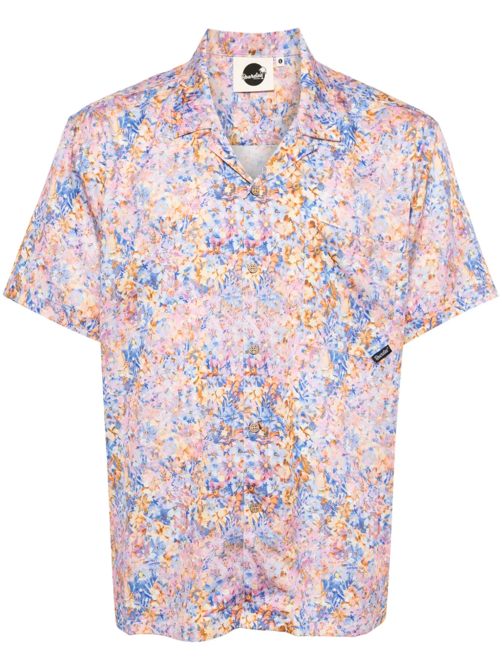 Boardies floral-print Lyocell shirt | Pink | Image 1