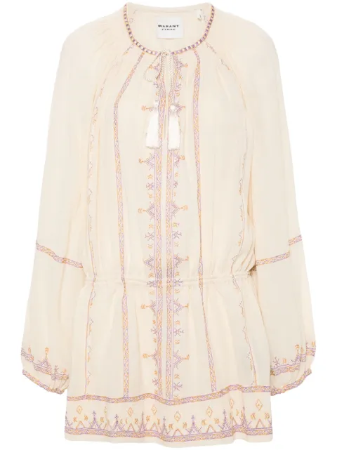 MARANT ÉTOILE Parsley Minikleid aus Bio-Baumwolle