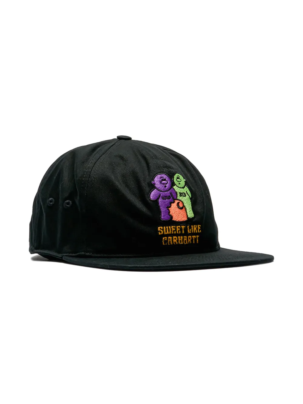 Carhartt WIP logo-embroidered cap - Zwart