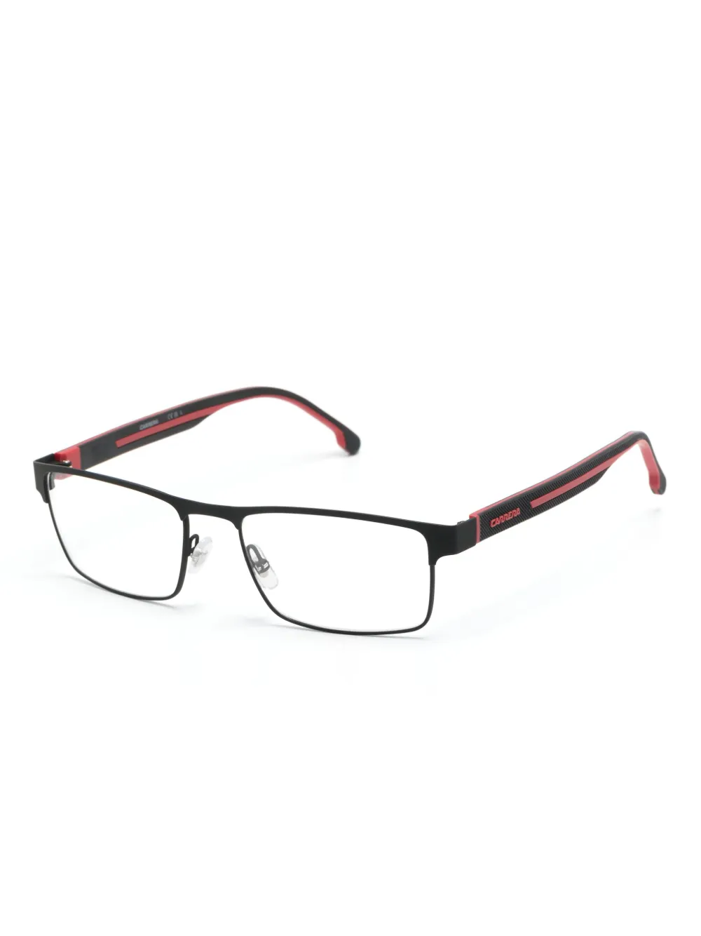 Shop Carrera Rectangle-frame Glasses In Black