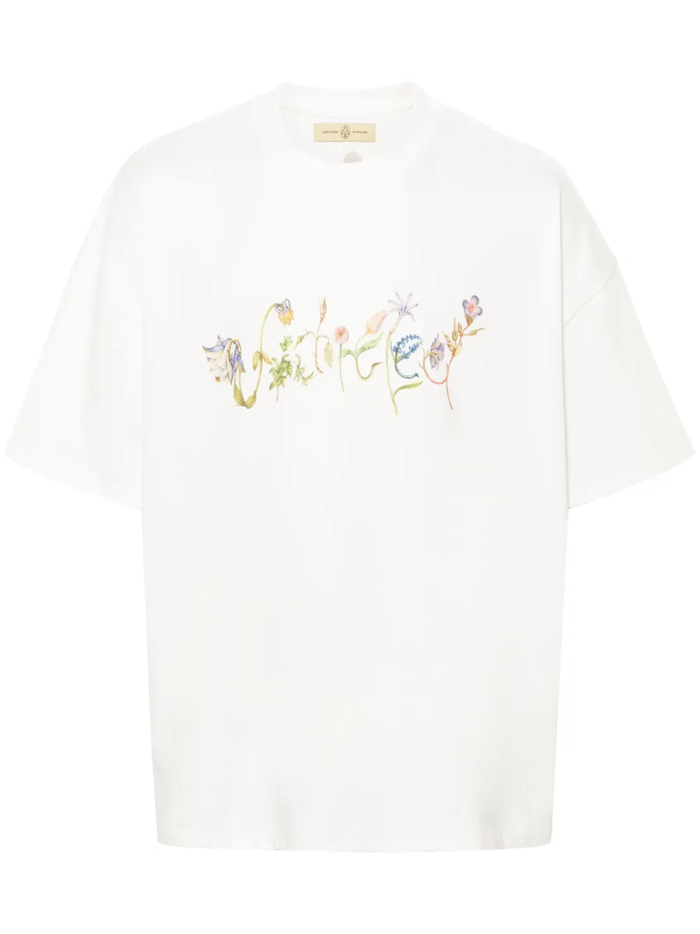 UNTITLED ARTWORKS Katoenen T-shirt met logoprint Wit