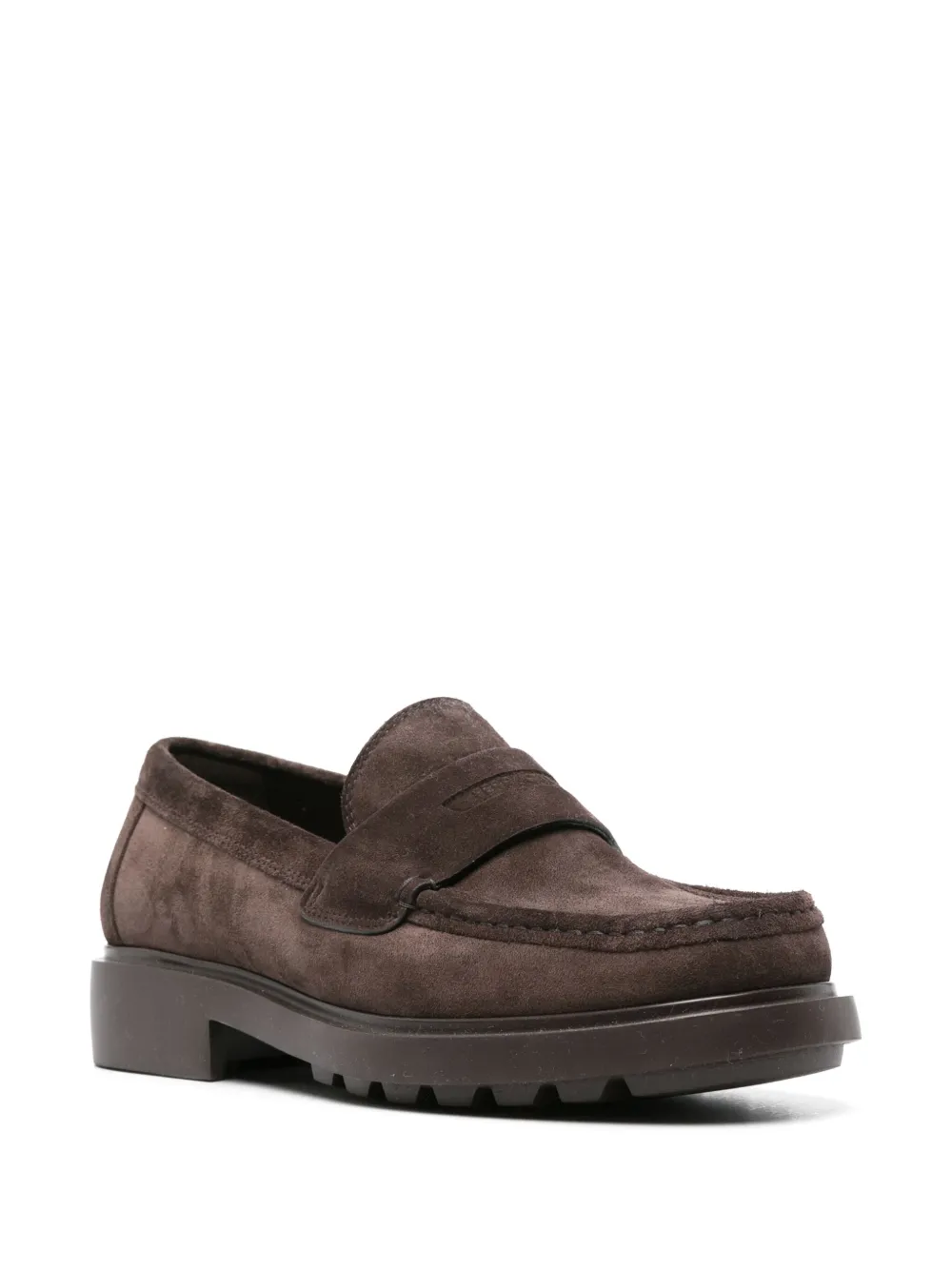 Ferragamo Suède loafers - Bruin