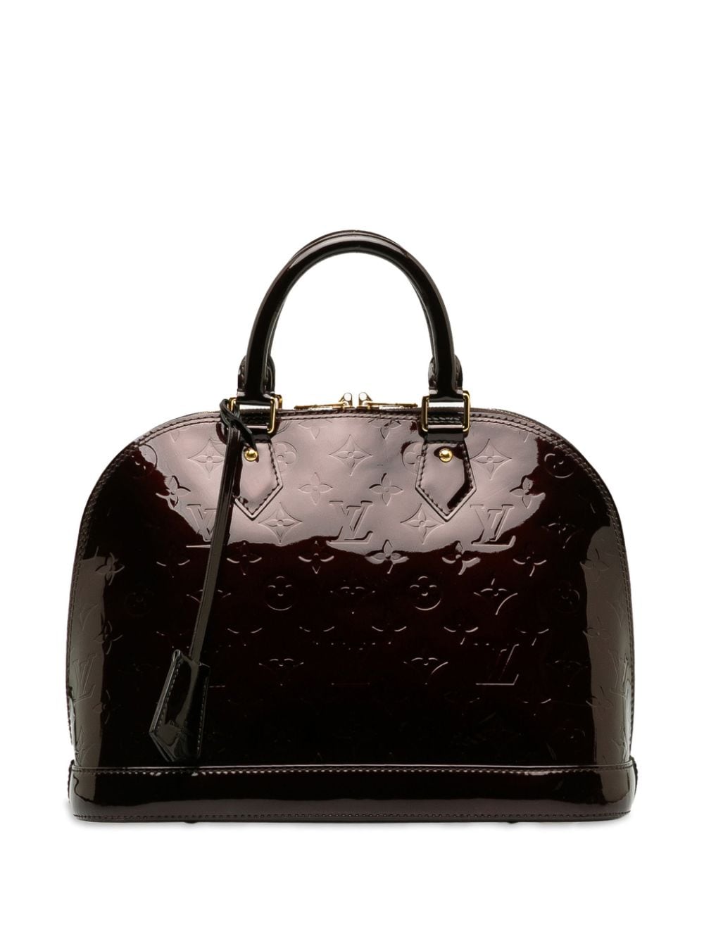 Pre-owned Louis Vuitton 2002 Alma Pm Two-way Handbag In Purple
