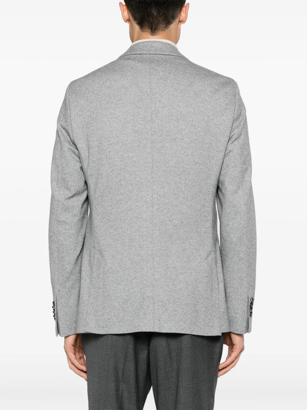 Karl Lagerfeld Blazer met broche Grijs