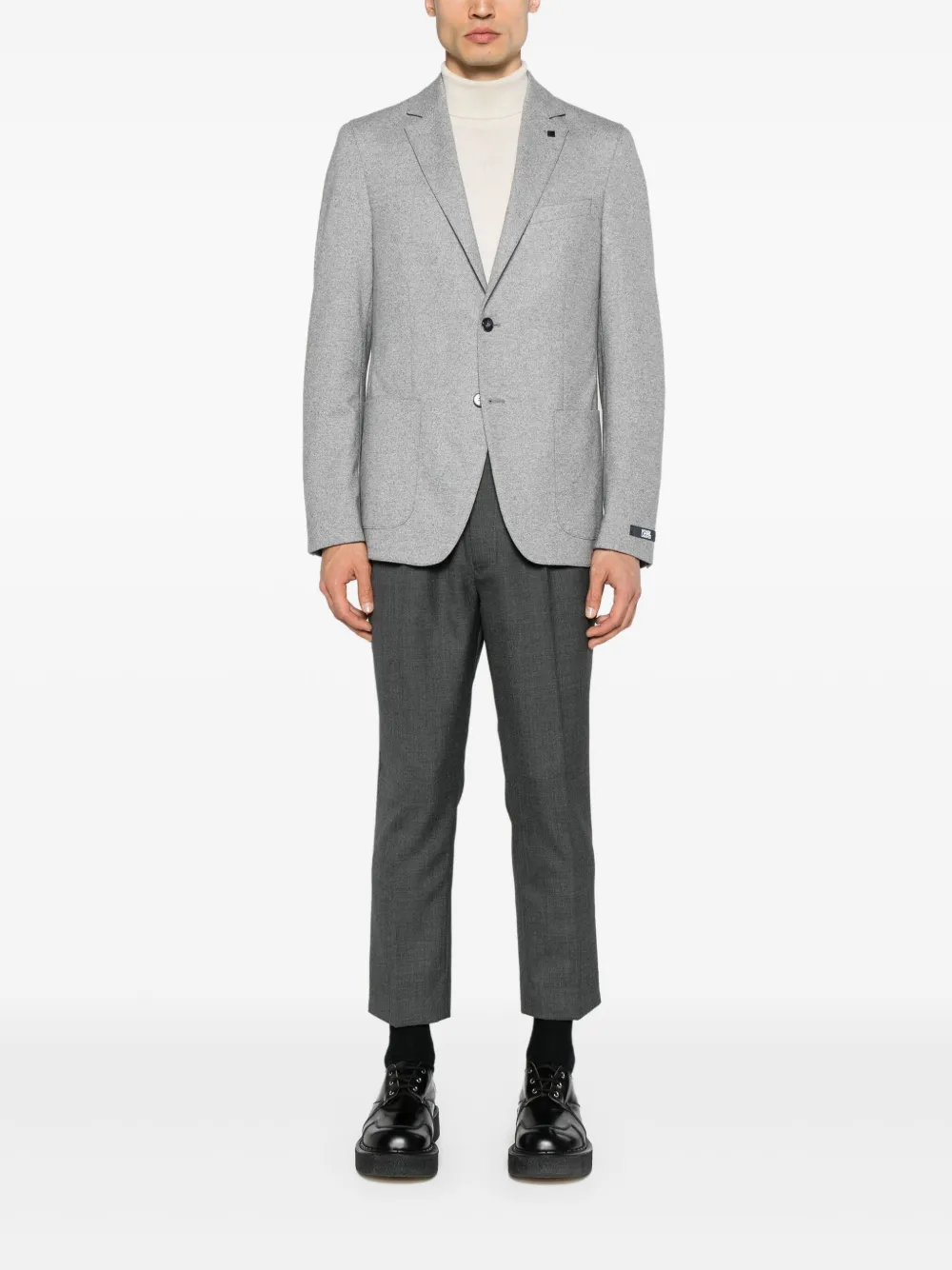 Karl Lagerfeld brooch-detail single-breasted blazer | Blazers | Image 2