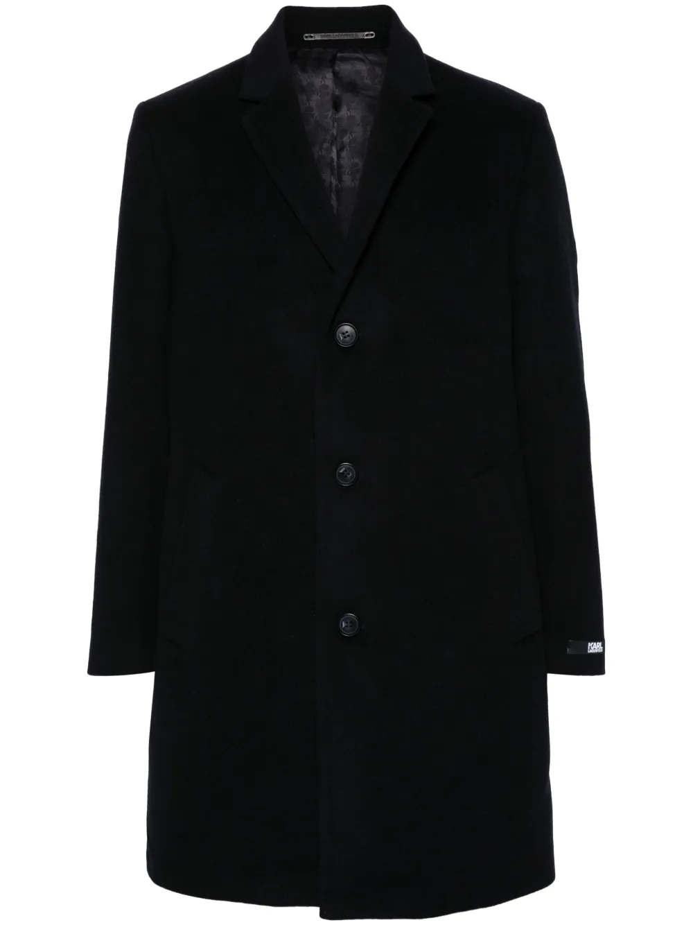 Karl Lagerfeld Jas met enkele rij knopen Blauw