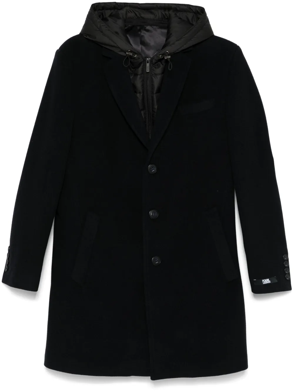 Karl Lagerfeld レイヤード コート | ブルー | FARFETCH JP