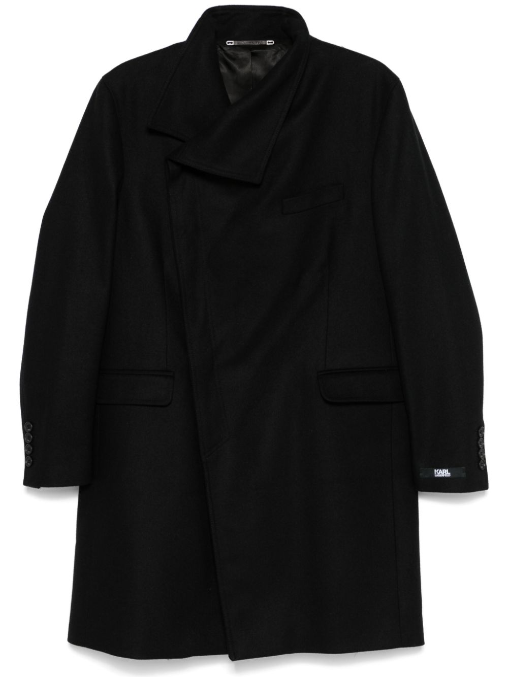 Karl Lagerfeld Atlantis coat – Black