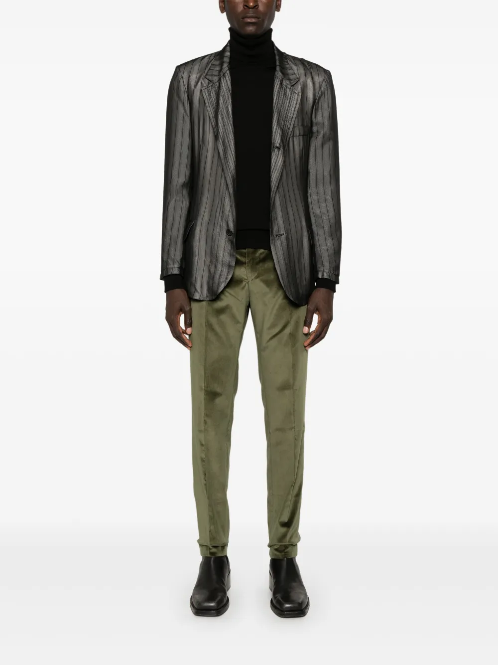 karllagerfeld Karl Lagerfeld Fluwelen broek - Groen