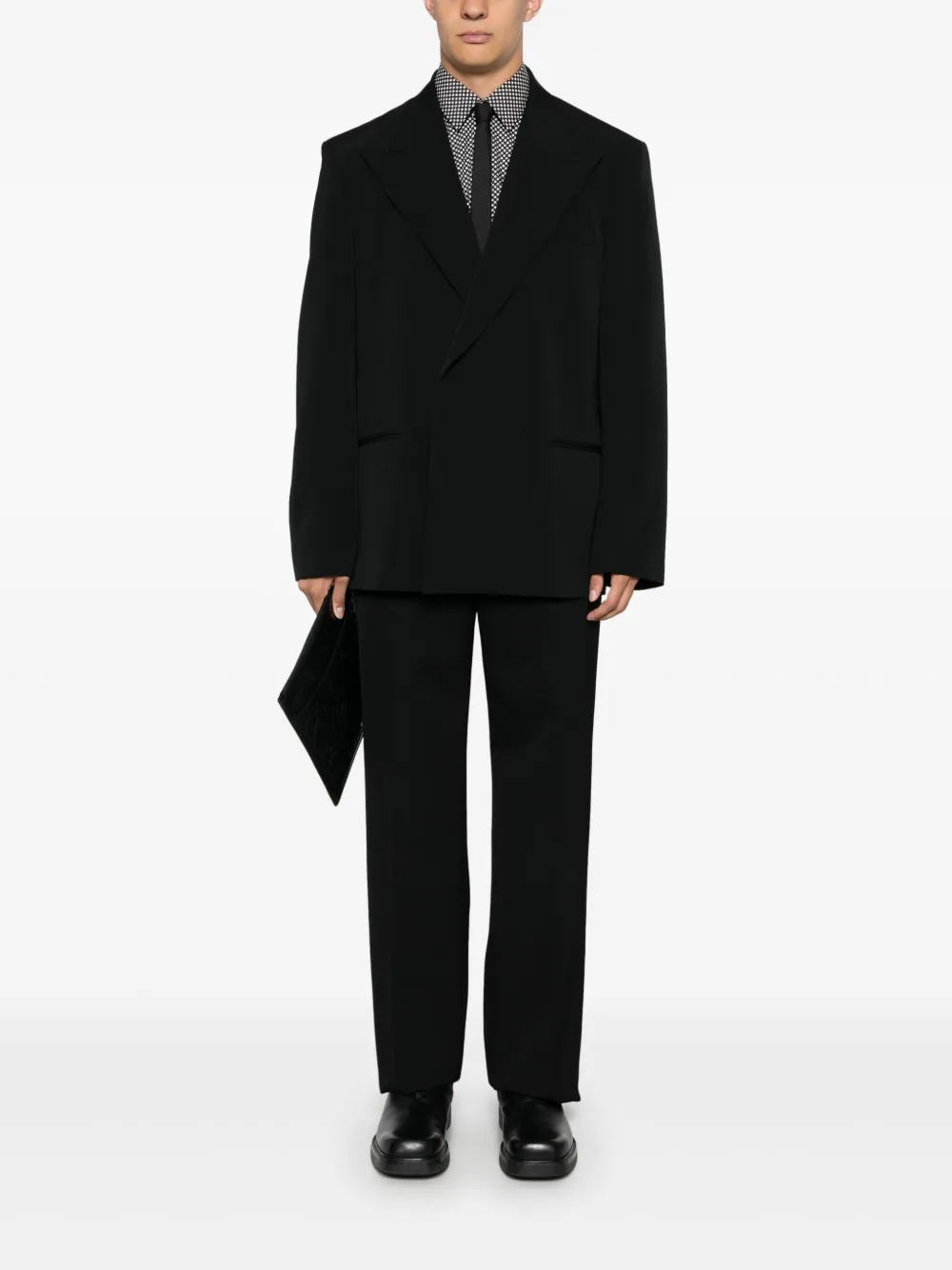 Karl Lagerfeld Overhemd met stippen - Zwart
