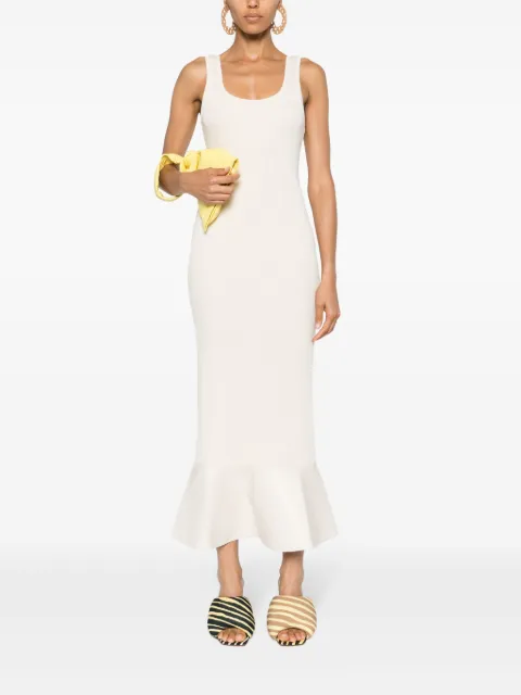 Nanushka Talulla peplum maxi dress NW24SSDR05171 - 1