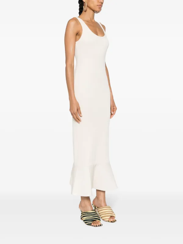 Robe peplum longue cheap