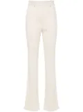 Nanushka fine-ribbed bootcut trousers - Neutrals
