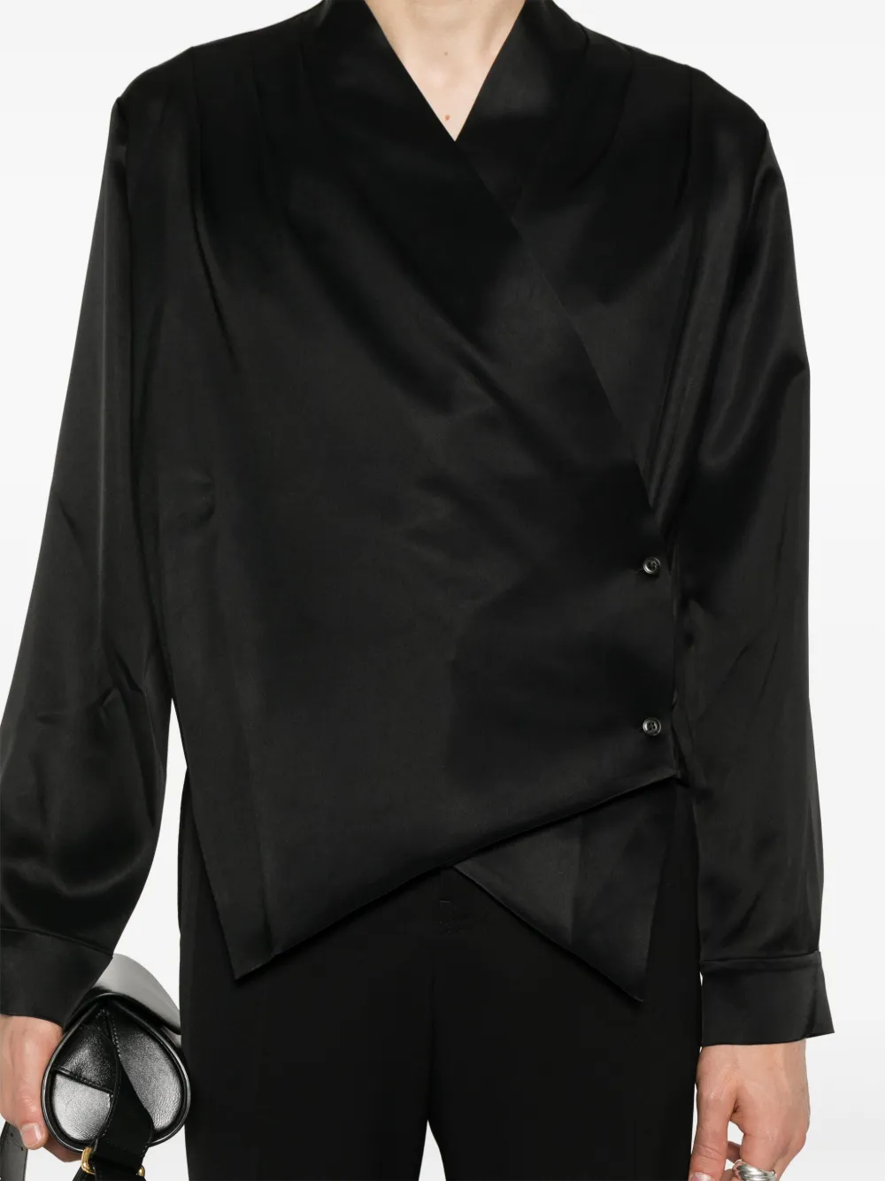 Affordable Nanushka Tebbe wrap shirt Men