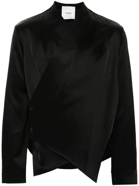 Nanushka Tebbe wrap shirt Men
