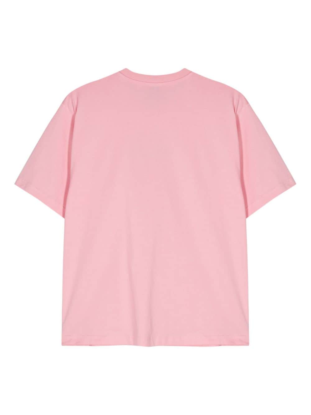 Shop Nanushka Reece Organic Cotton T-shirt In Pink