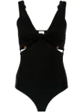 Nanushka V-neck cut-out bodysuit - Black