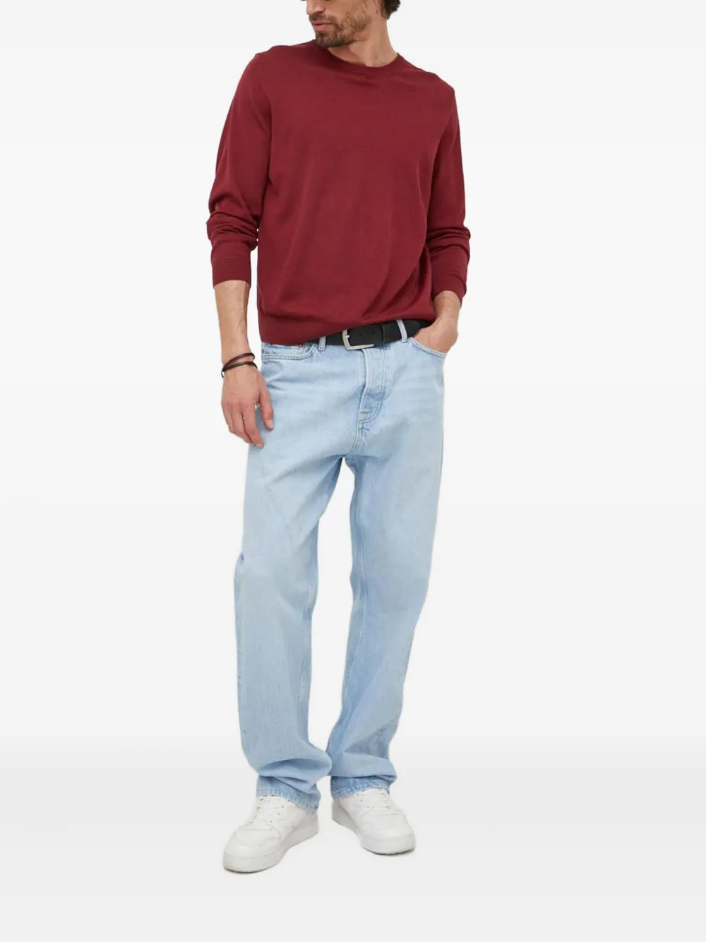 BOSS crew-neck long-sleeve sweater | Knitted Sweaters | Image 2