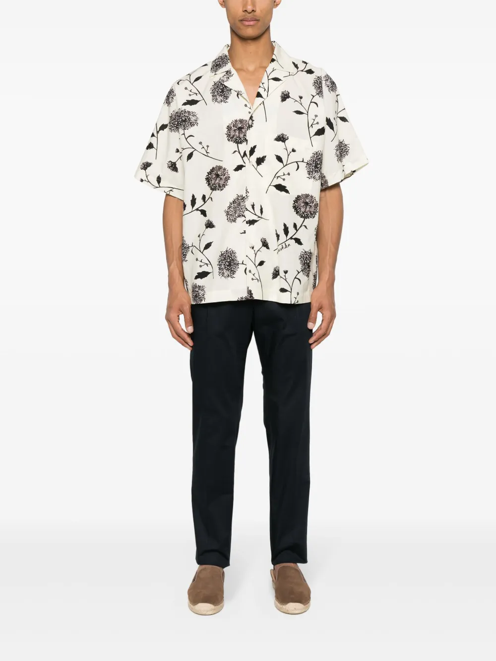 Tagliatore pleated tapered trousers - Blauw