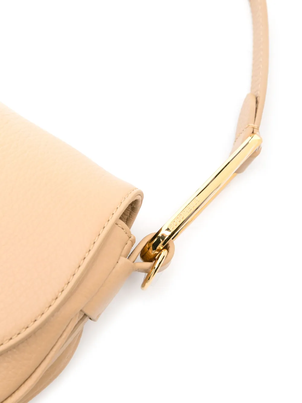 Coccinelle Magie leren shopper Beige