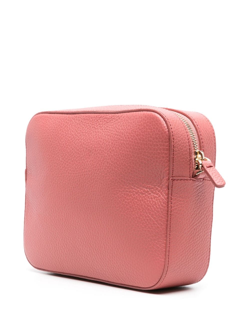 Shop Coccinelle Tebe Leather Crossbody Bag In Pink