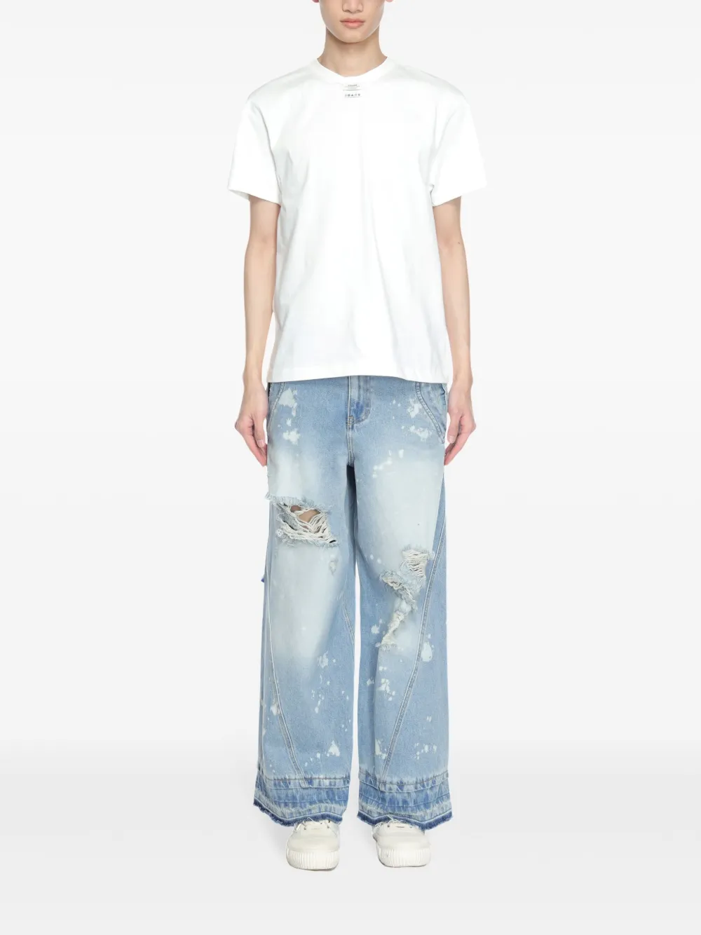Ader Error logo-patch crew-neck T-shirt | T-Shirts | Image 2