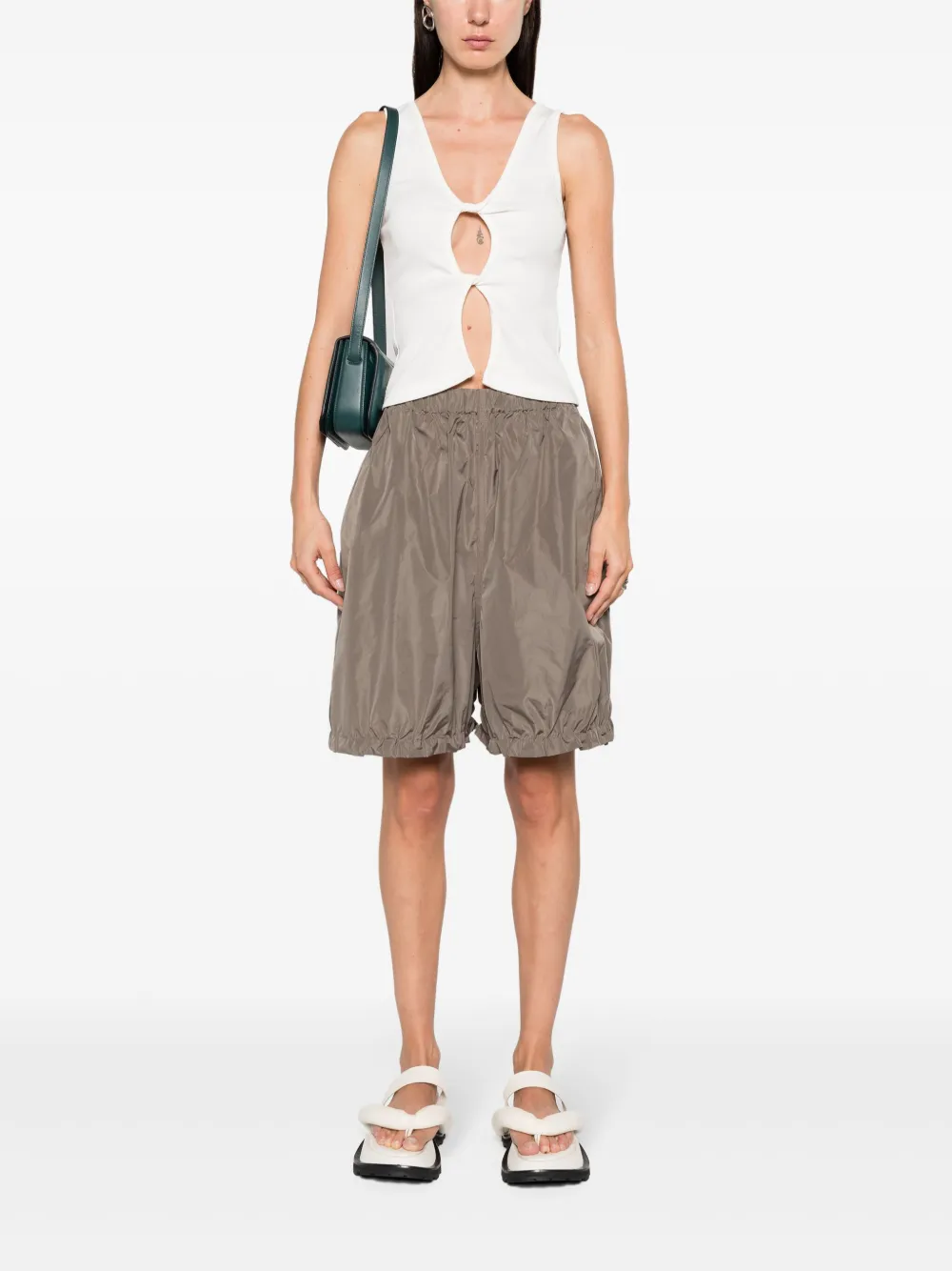 Sofie D'hoore High waist shorts - Grijs
